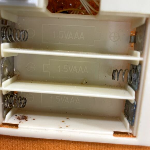 Halloween VTG Melted Plastic Popcorn Light Up Pumpkin Black Cat Wall Hanging - Picture 8 of 10